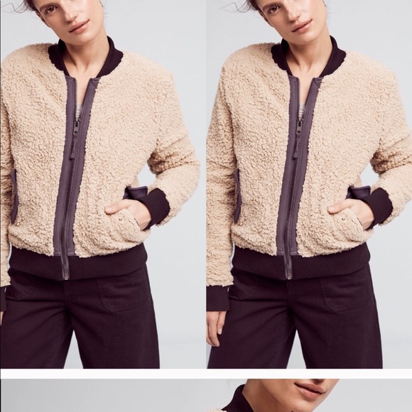 Anthropologie Jackets & Blazers - Fluffy Marrakech bomber jacket